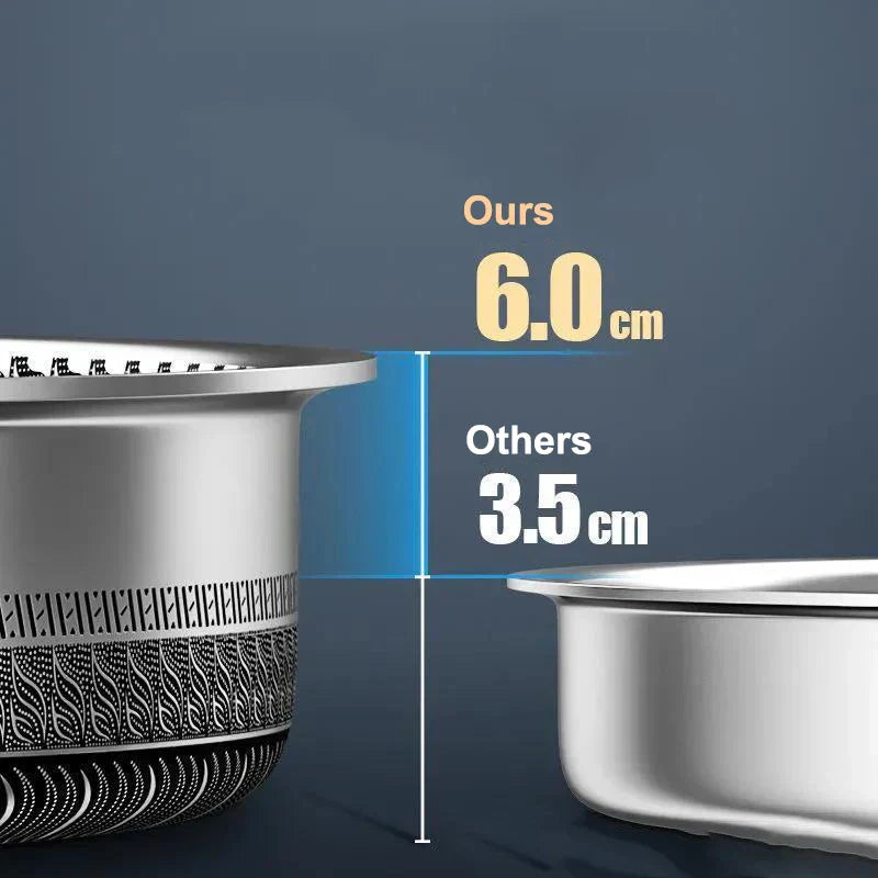 SmartSlick - Antibacterial Oil-Saving Cooking Pan with Non-Stick Coating Bowlift