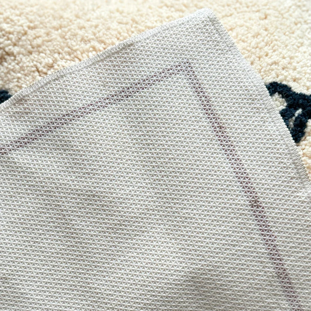 Wakey Wakey Tufted Bath Mat | Bowlift