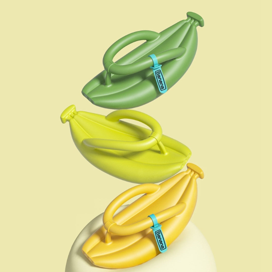 BowLift | Plush Banana Comfy EVA Flip Flops