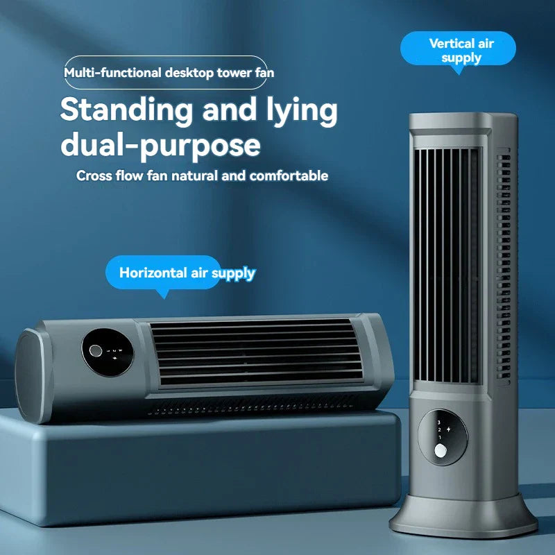 Towerless Ultra Cool Air Conditioning Desktop Fan | Bowlift