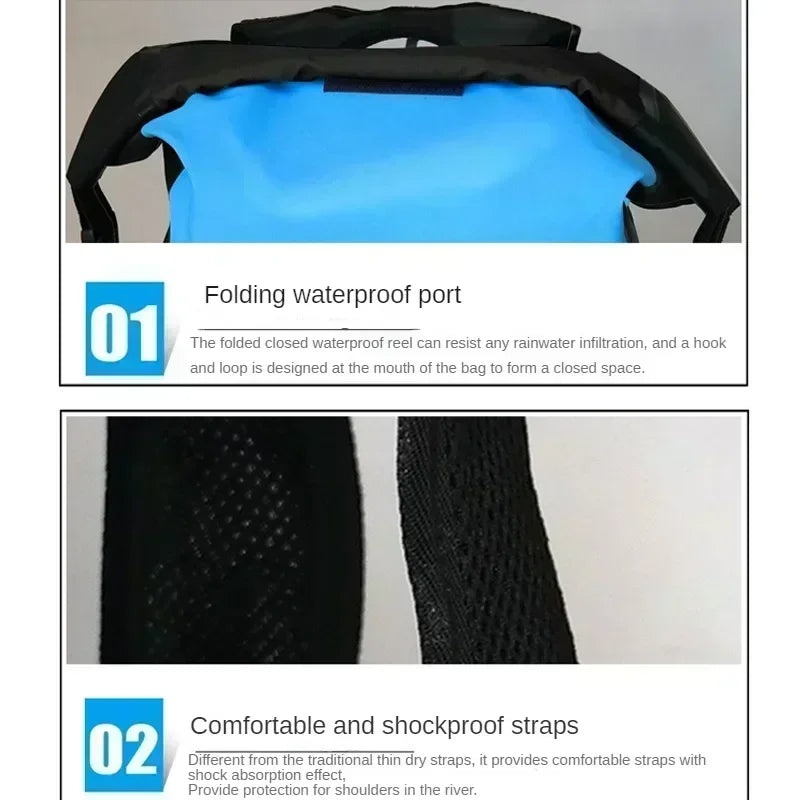 BowLift | AquaGuard Backpack 25L | Waterproof and breathable backpack for kayaking, trekking and outdoor adventures