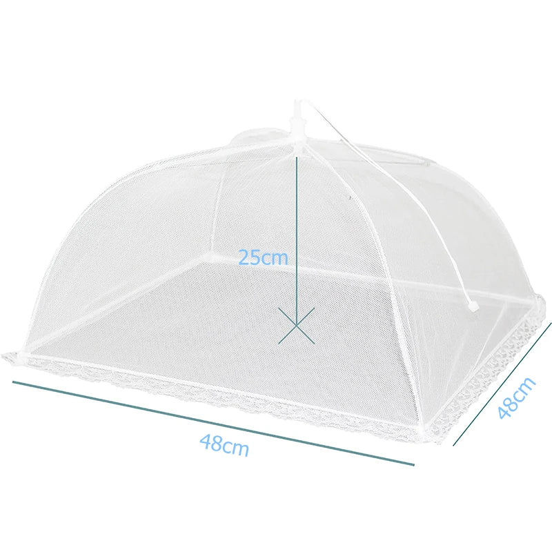 BowLift | FrischNetz Folding Cover for Food | Reusable & Breathable | Insect Net for Outdoors & Kitchen | Lightweight & Space-Saving