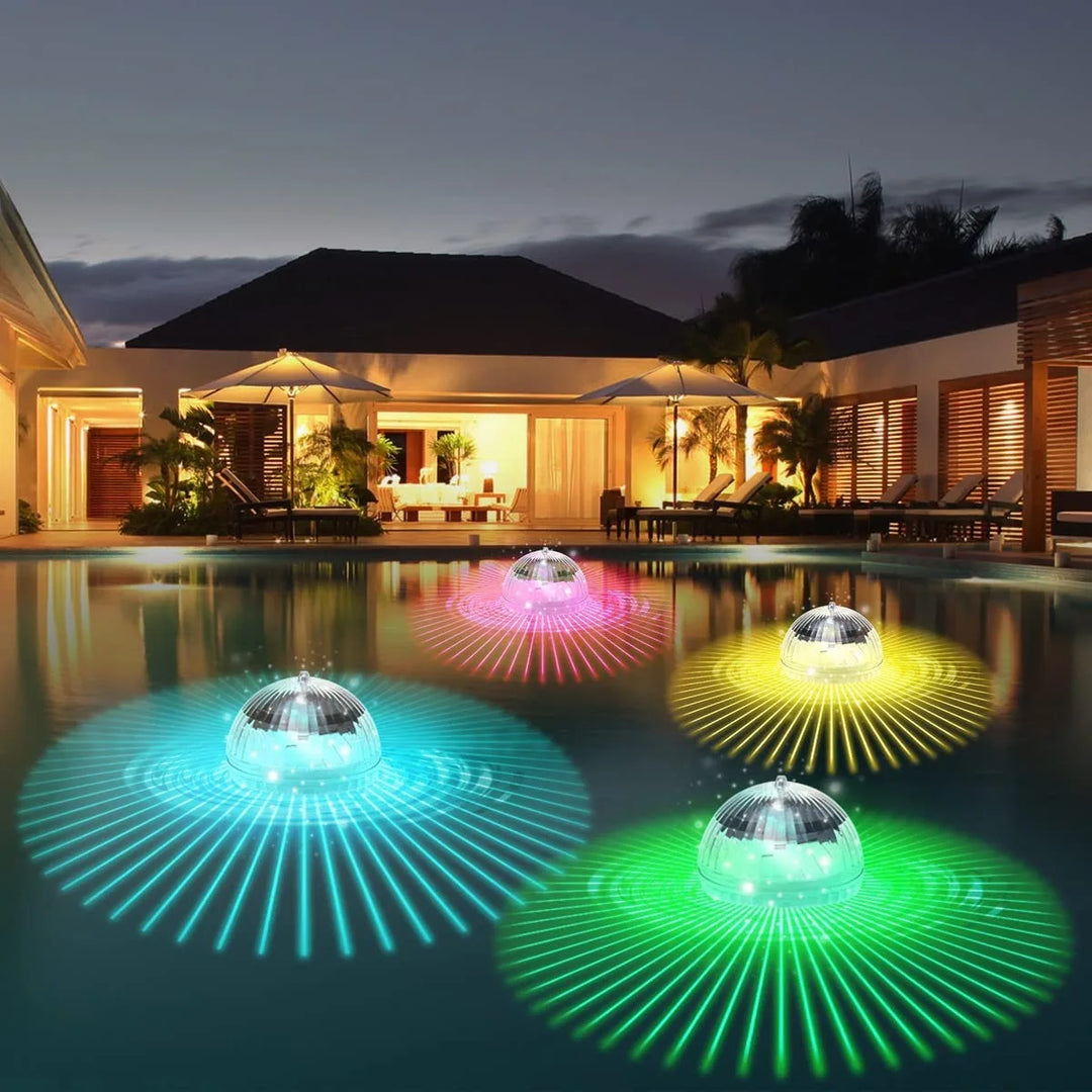 BowLift | Solar Swimming Light LumiGlobe | RGB Color Change | Floating LED Ball IP65 | For Pool, Pond & Garden