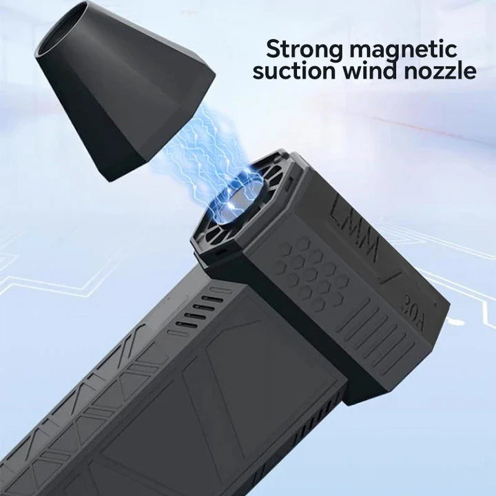 High-Speed Turbofan | Violent Fan with High Air Volume | Brushless Charging Handheld Outdoor Car Fan | Bowlift