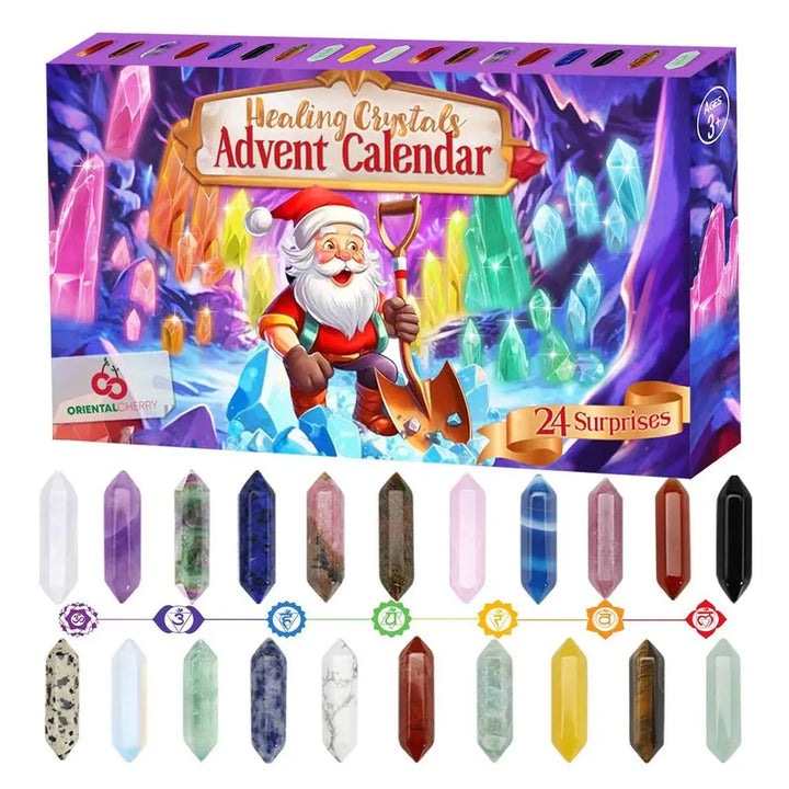 BowLift | CrystalJoy – Adventskalender 2025 met 24 Kristallen & Edelstenen – Kerst