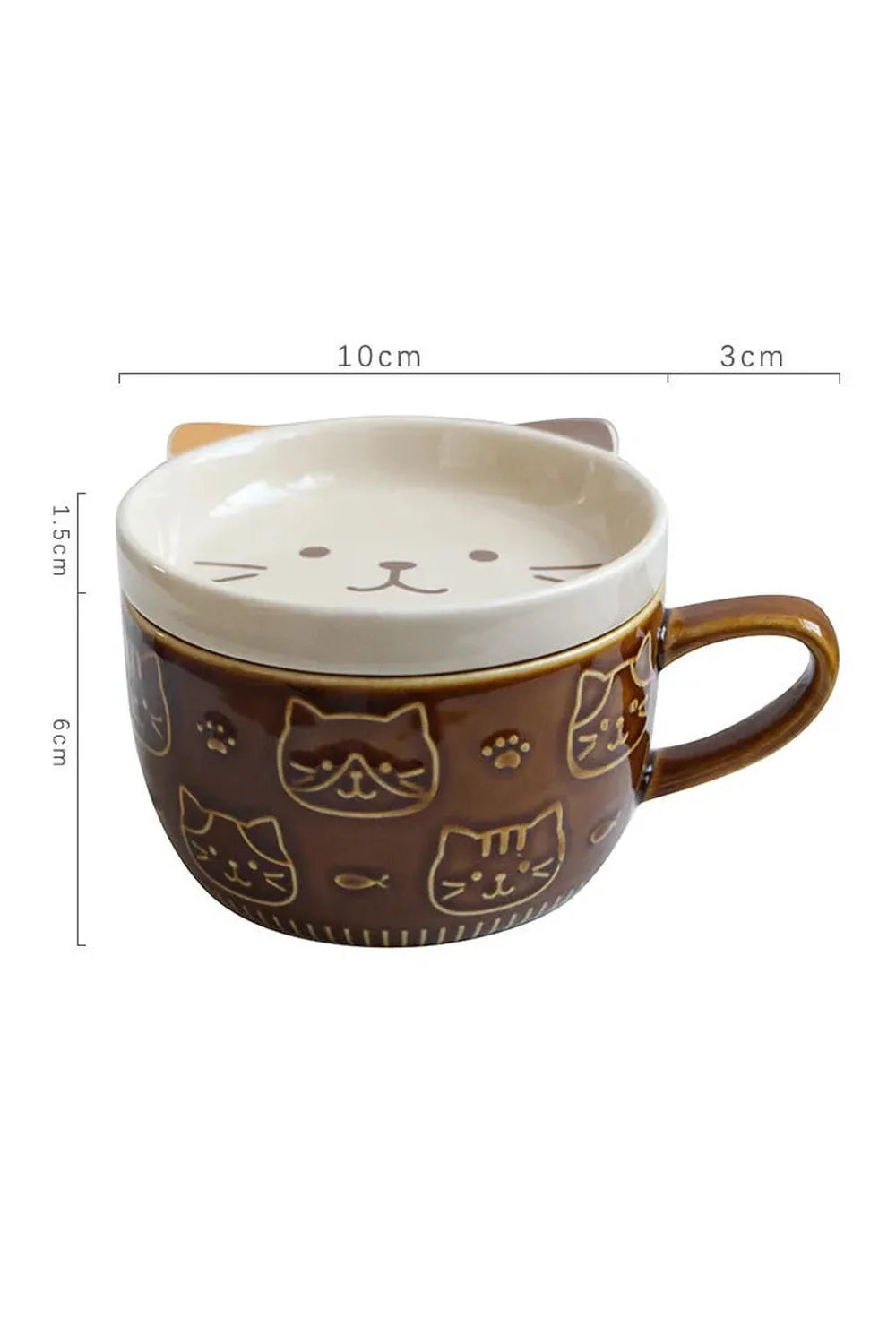 Cartoon Cat Coffee Mug | Bowlift