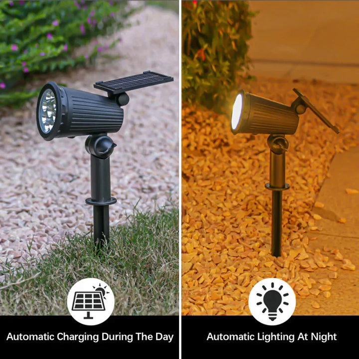 Solar LED Garden Spotlight Outdoor | Bowlift