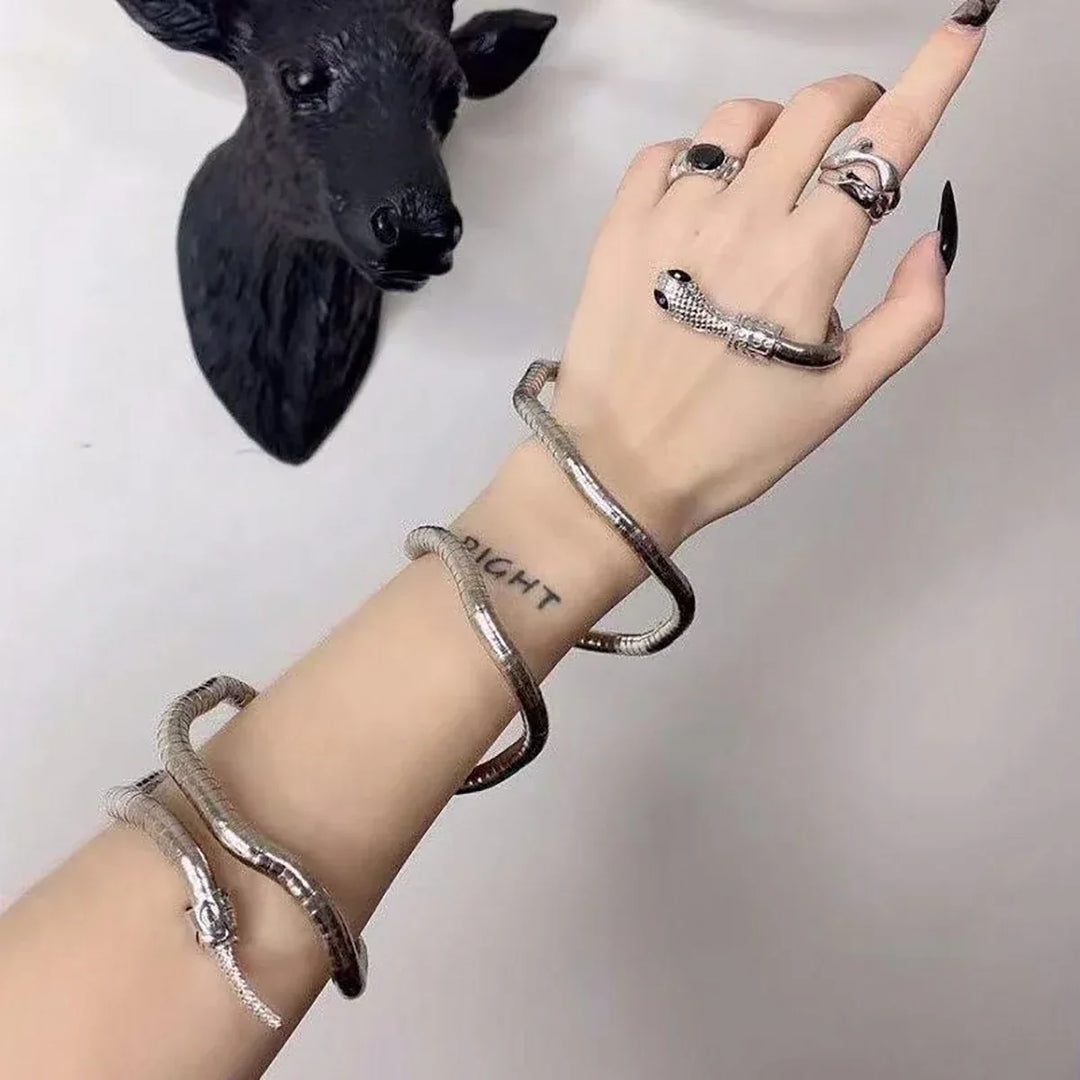 BowLift | Snake Wrap Bold Dual Necklace