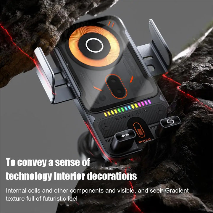 BowLift | Smart Auto-Clamp Wireless Charger Car Phone Holder
