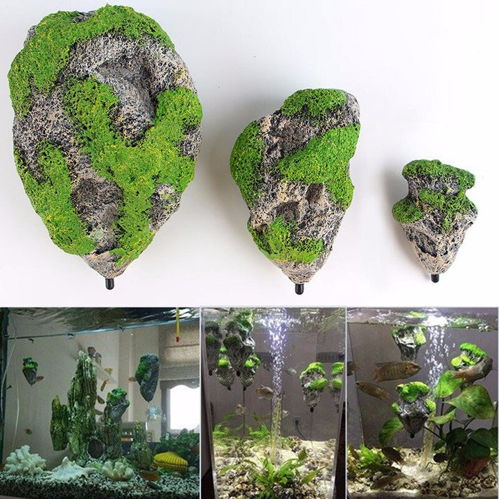 Sea Mountain Flying Rock Aquarium Decor | Bowlift