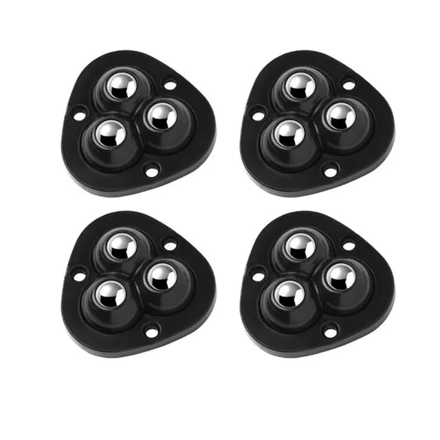 BowLift | Self-Adhesive Full Rotating Furniture Mover Wheel Rollers