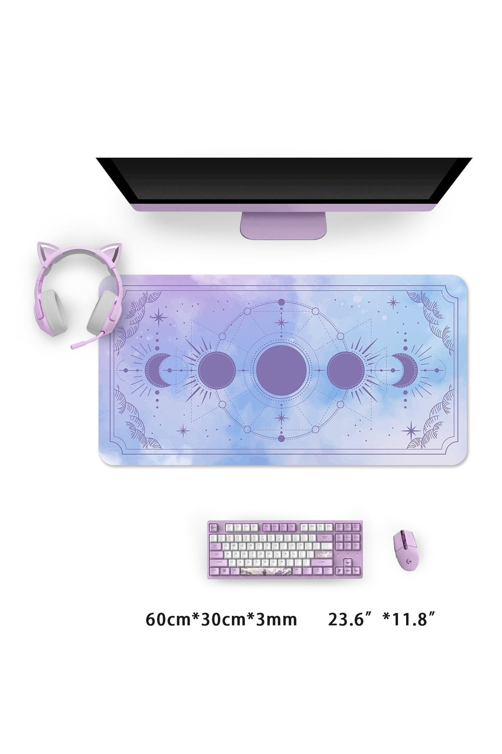 Moon Phases Desk Mat | Bowlift