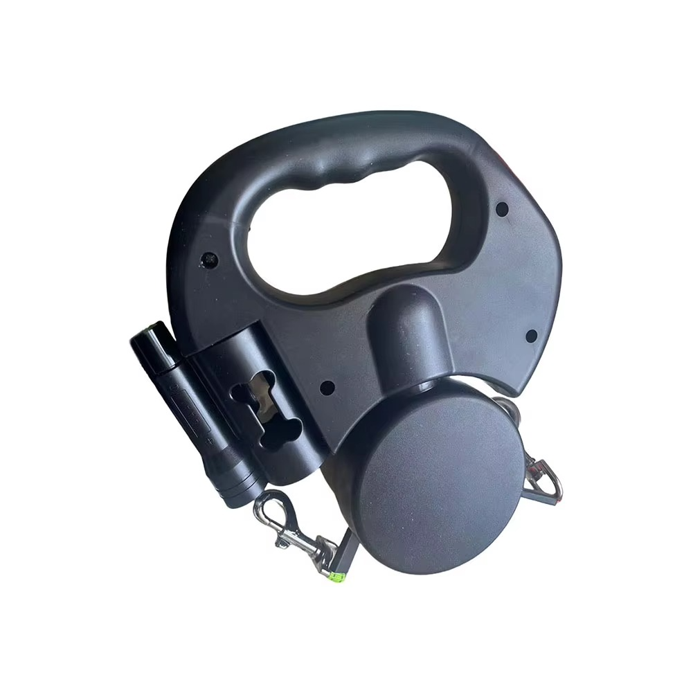 BowLift | Retractable Dual Dog Leash with 360° Swivel and LED Safety Light for Walking Two Dogs