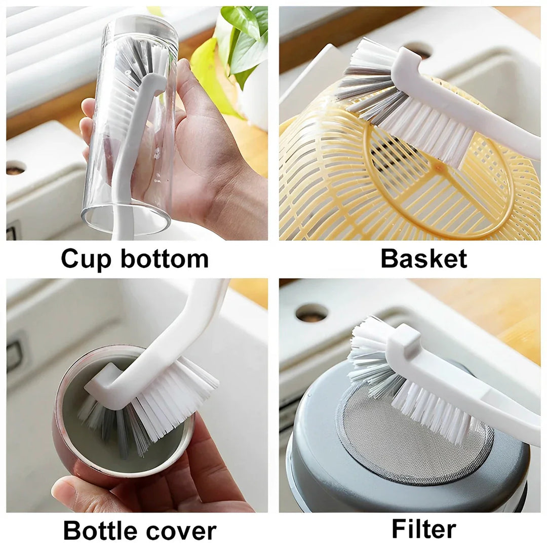 BowLift | Fugenix Cleaning Brush Set | 9-Pack Grout & Groove Brushes | Ergonomic & Reusable | For Bathroom, Kitchen & Windows