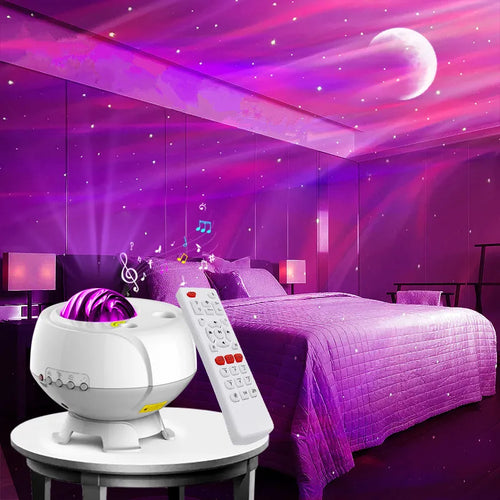 Starfield Galaxy Speaker Light Projector | Bowlift