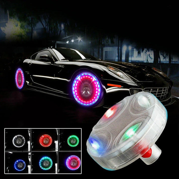 BowLift | RGB Car Wheel Valve Cap Light