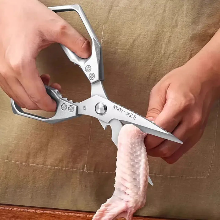 BowLift | Multifunctional kitchen scissors | Stainless steel SK5 | For meat, fish & vegetables | Ergonomic handle