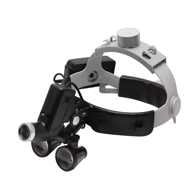 BowLift | ProVision 5W LED Dental & Surgical Headlamp with 3.5X Magnifying Binocular Loupes