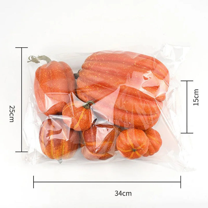 BowLift | Decorative Pumpkins PumpkinCharm | 7-piece Set | Autumn & Halloween Decor | Lightweight & Reusable