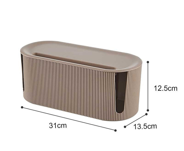 BowLift | Design Storage Box | Organizer for cables, adapters, and power strips