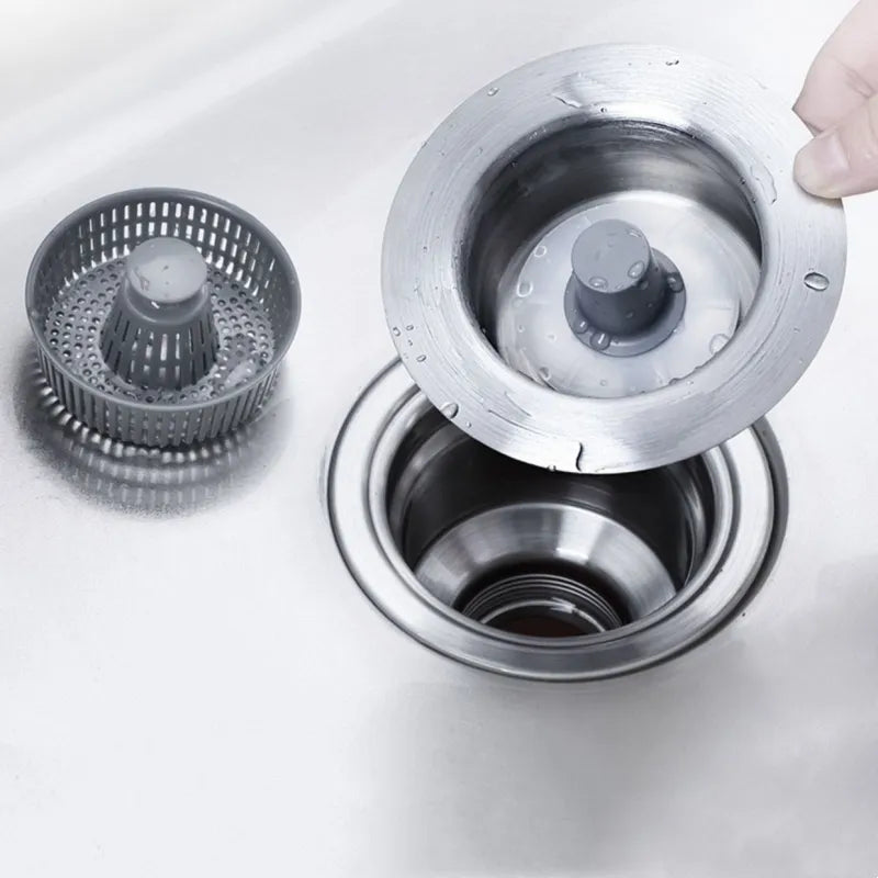 BowLift | Clean Sink Stainless Steel Odor-Control Strainer