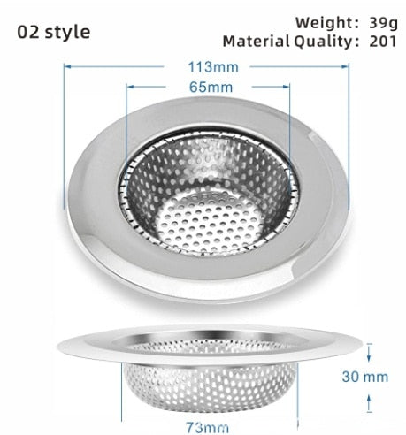 BowLift | Stainless Steel Sink Drain Catch All Strainer