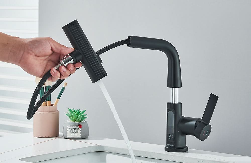 BowLift | LUXOR - Modern digital washbasin tap
