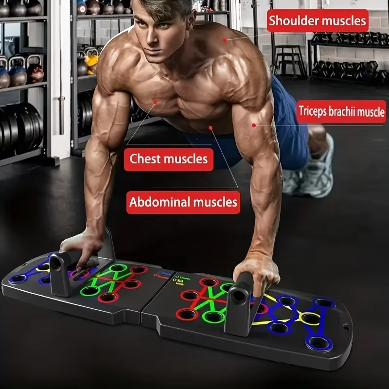 BowLift | Portable Foldable Push-Up Board for Full-Body Strength Training