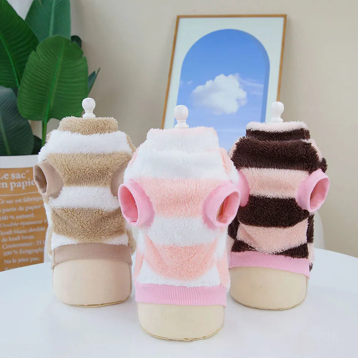 Warmer fleece dog sweater for small dogs Bowlift