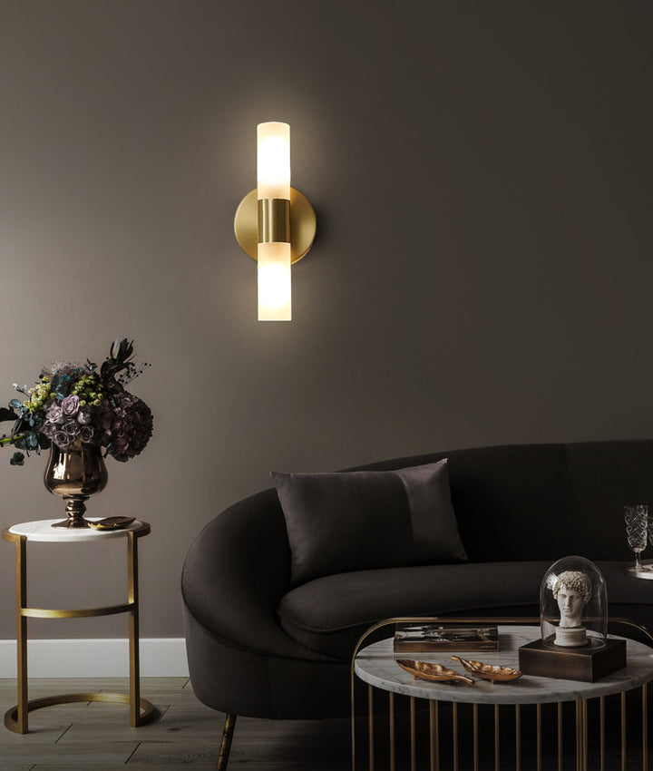BowLift | EliteLume – Minimalist Gold Wall Lamp with Energy-Efficient LED