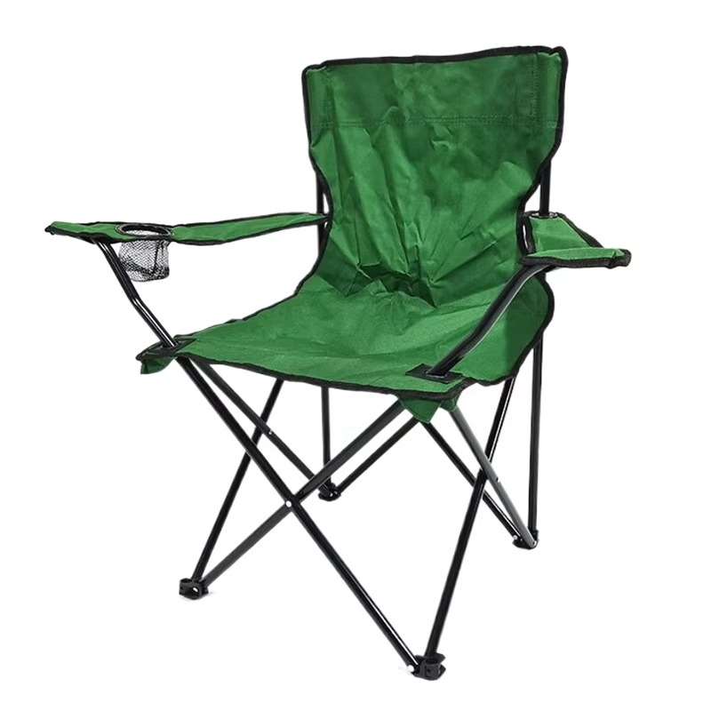 BowLift | Portable Folding Camping Chair with Armrest, Backrest & Cup Holder