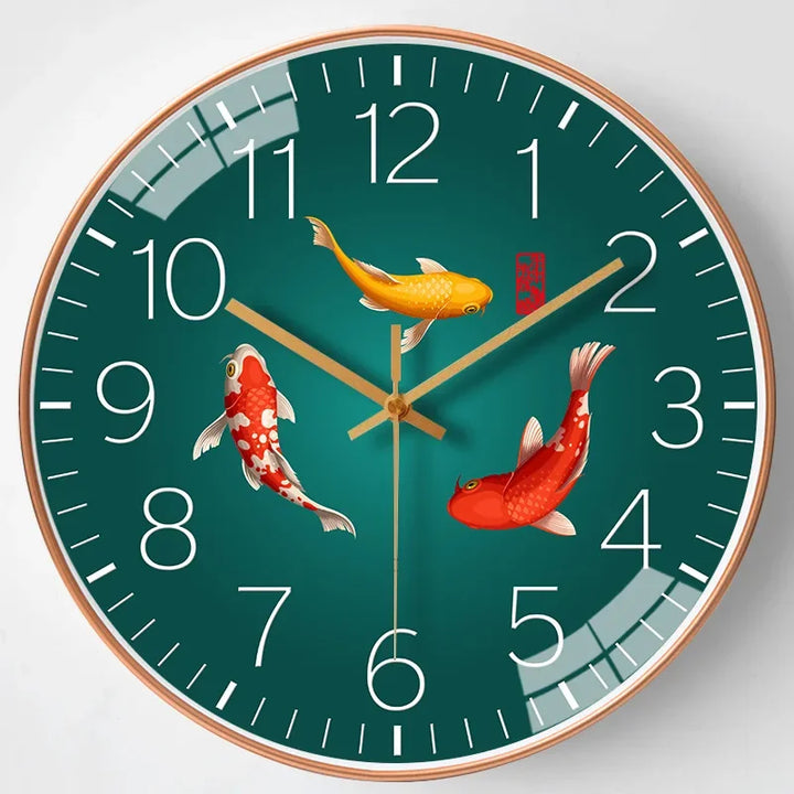 BowLift | Modern wall clock elegance in the bedroom