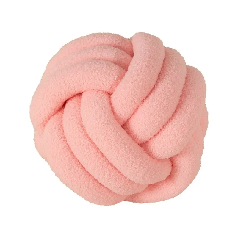 Boucle Rope Knot Ball Cushion | Bowlift
