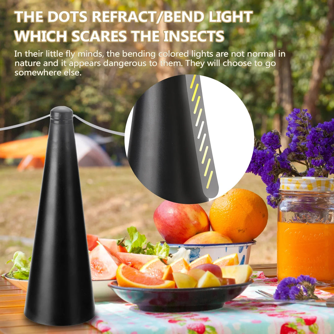 BowLift | AeroLumen Naturguard Insect Repellent Table Fan | 360° Rotating Insect Defense Fan | Quiet & Safe | For Outdoor, Camping, Picnic