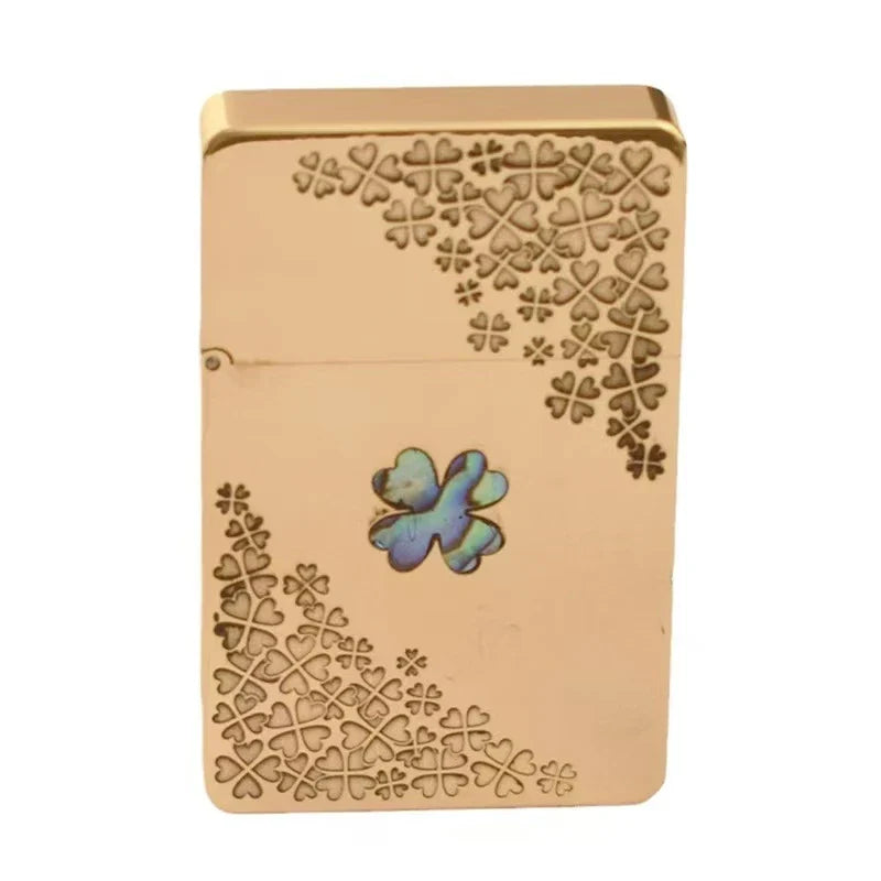 Classic Vintage Brass Windproof Lighter | Bowlift