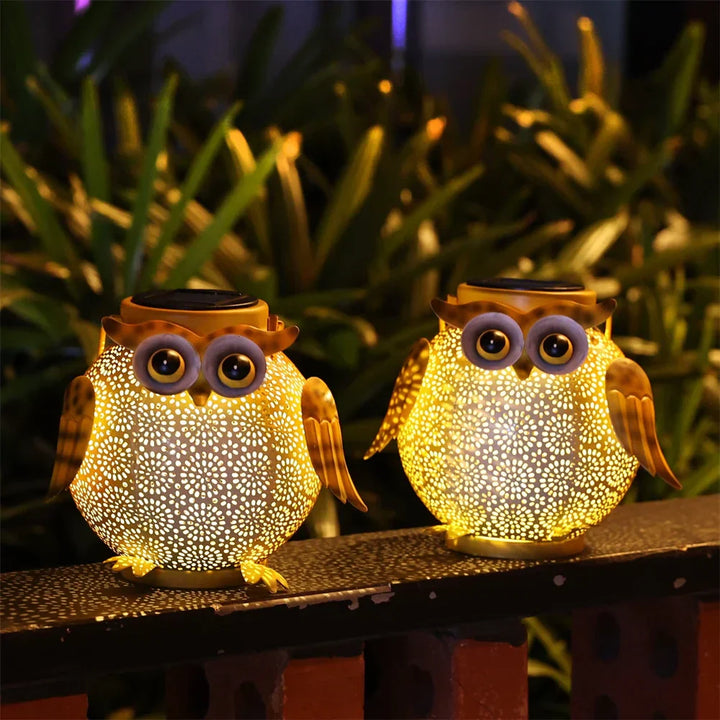 BowLift | SolaZoo Animal Lantern | Solar Light for Outdoors | Handmade & Weatherproof | With Battery & Twilight Sensor