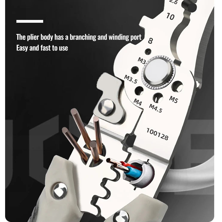 Wire Stripper AdjustaBowlifte Crimper Automatic CaBowlifte Cutter Tool | Bowlift