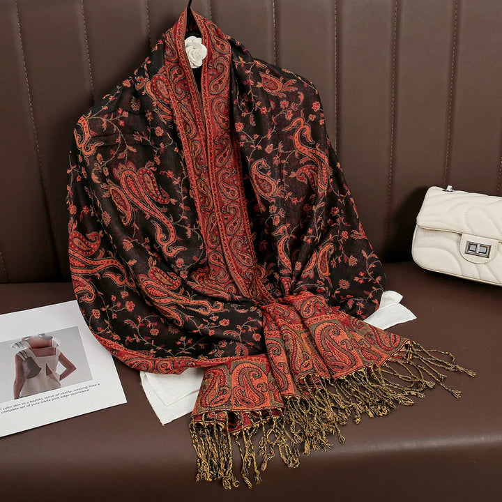 BowLift | Élégancea | Women's Scarf | Cashmere Feel | 70 × 190 cm | Luxury Print & Warm