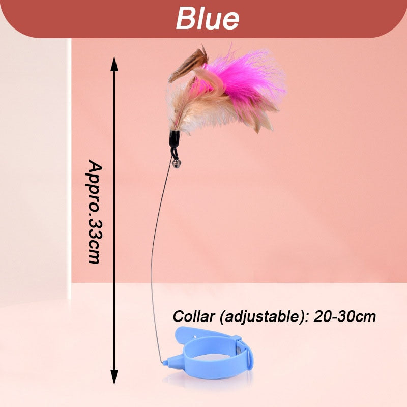 BowLift | Fluffy Feather Interactive Cat Collar Toy