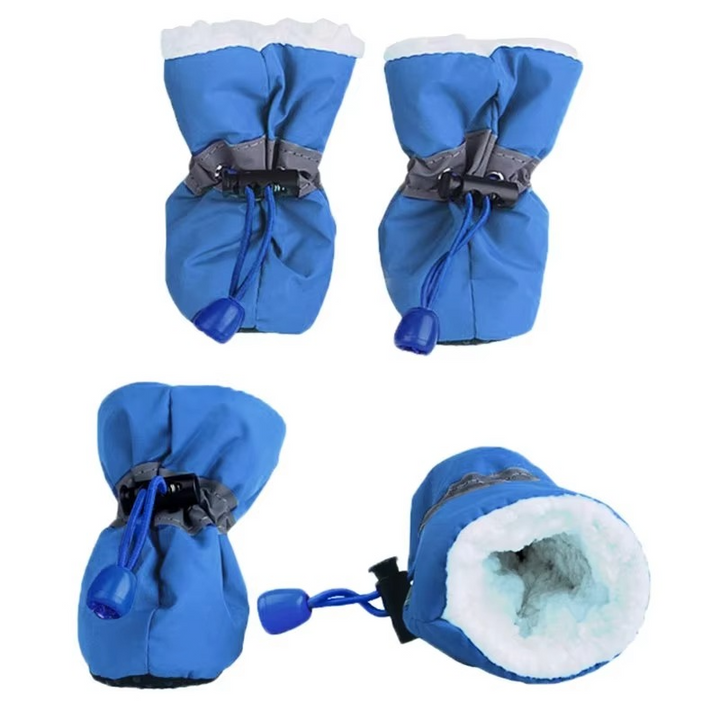 BowLift | 4-Pack Non-Slip Winter Puppy Booties for Outdoor Protection