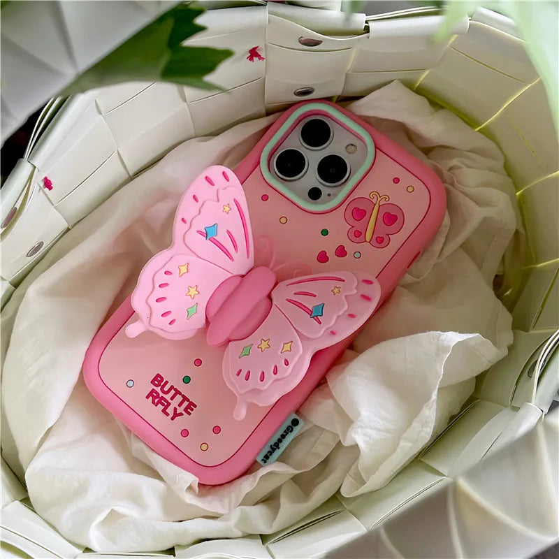 BowLift | Lovely 3D Folded Butterfly Shockproof iPhone Case