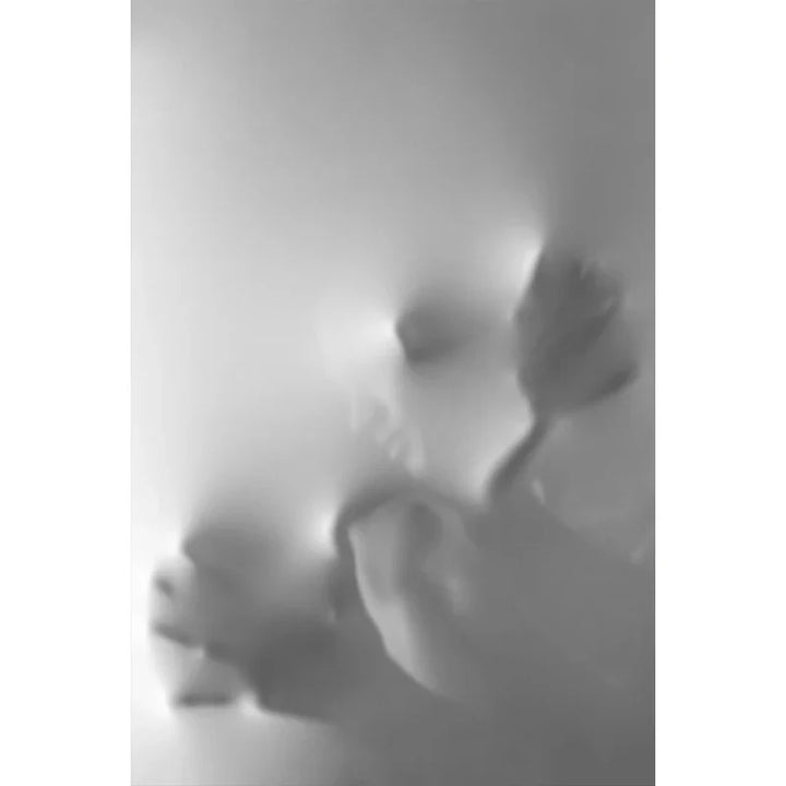 Modern Art Abstract Ghostly Figures In The Wall Canvas Prints Black White Wall Art Posters Pictures For Living Room Bedroom Art Decor | Bowlift