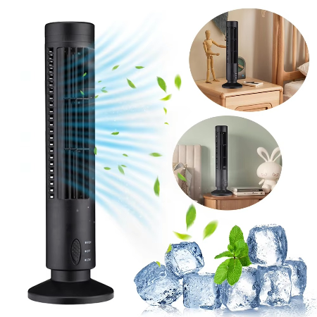 BowLift | Compact Bladeless LED Air Cooler