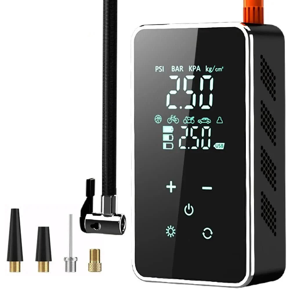 BowLift | Portable wireless air pump with touchscreen & 150psi pressure