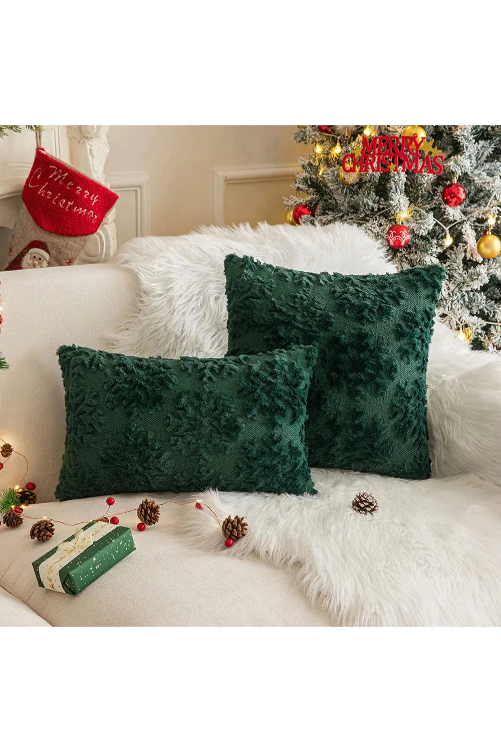 Plush decorative cushion cover | Bowlift