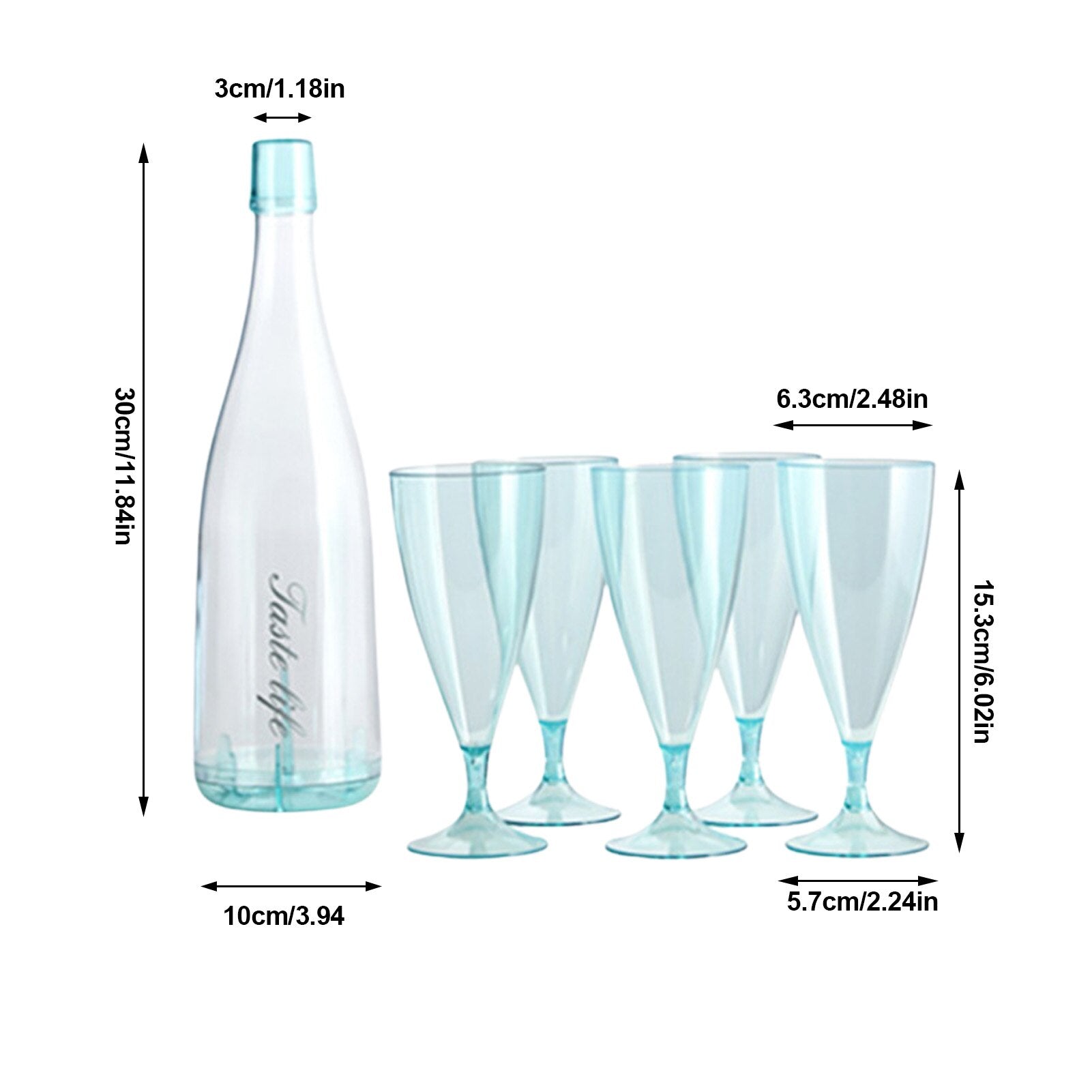 BowLift | Creative Detachable Drink Glasses with Bottle