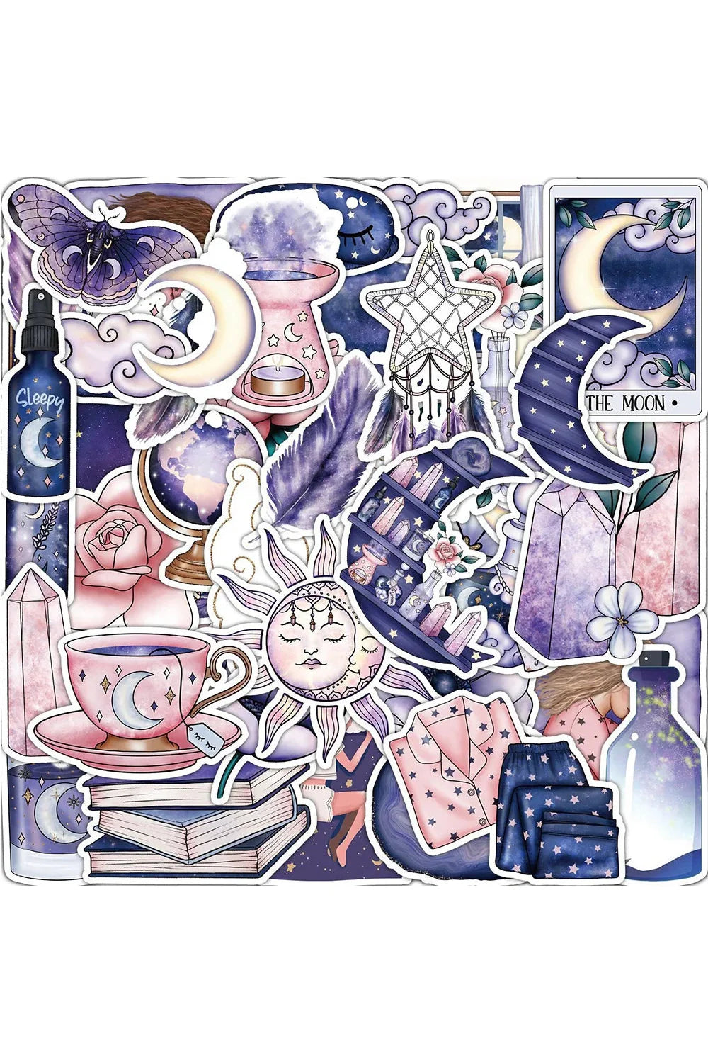 Witch Moon Aesthetic Sticker | Bowlift