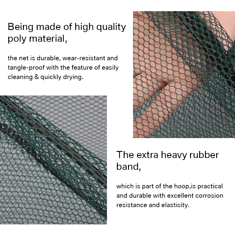 BowLift | Aluminum Alloy Telescopic Folding Fishing Net with Retractable Handle 51 Inch