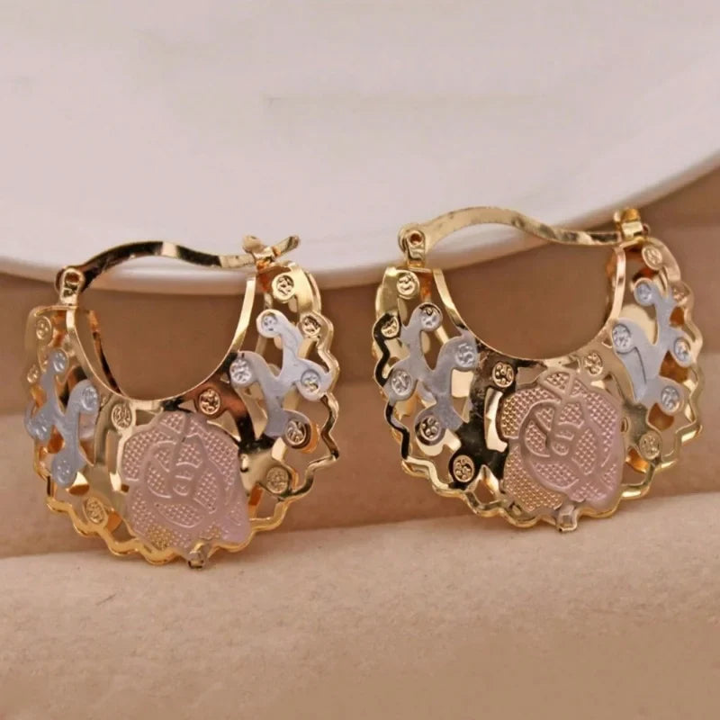 BowLift | Intricate Open Floral Earrings