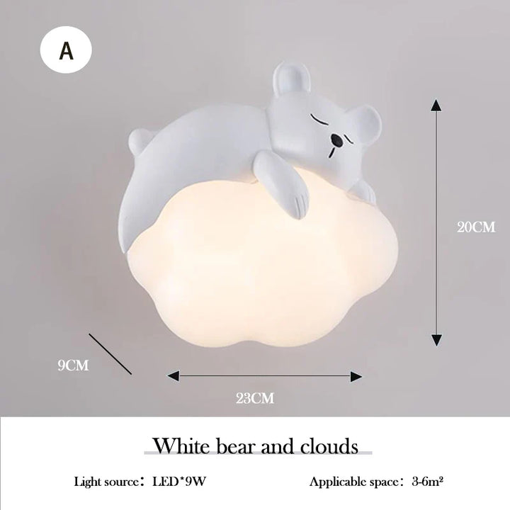 PandaGlow Lamp - Cute LED Wall Light for Children Bowlift